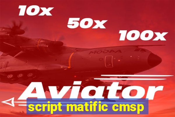 script matific cmsp